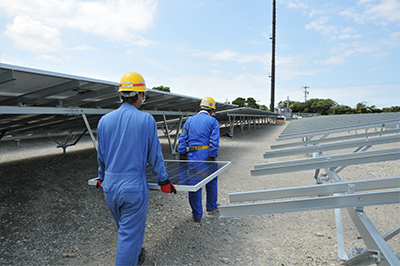 太陽光発電建設